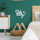 Vinyl Wall Art Decal - Cat Lady - 12.5" x 10.5" - Cute Kitty Whiskers Paw Home Apartment Bedroom Living Room Decor - Trendy Furry Pet Lovers Work Office Business Indoor Quote (12.5" x 10.5"; White) 3