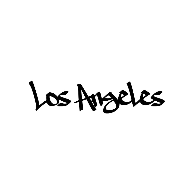 Vinyl Wall Art Decal - Los Angeles - 22" x 60" - Cool Graffiti Design Modern Urban USA Country West Coast City Home Bedroom Living Room Mural Indoor Outdoor Decoration Adhesive 1