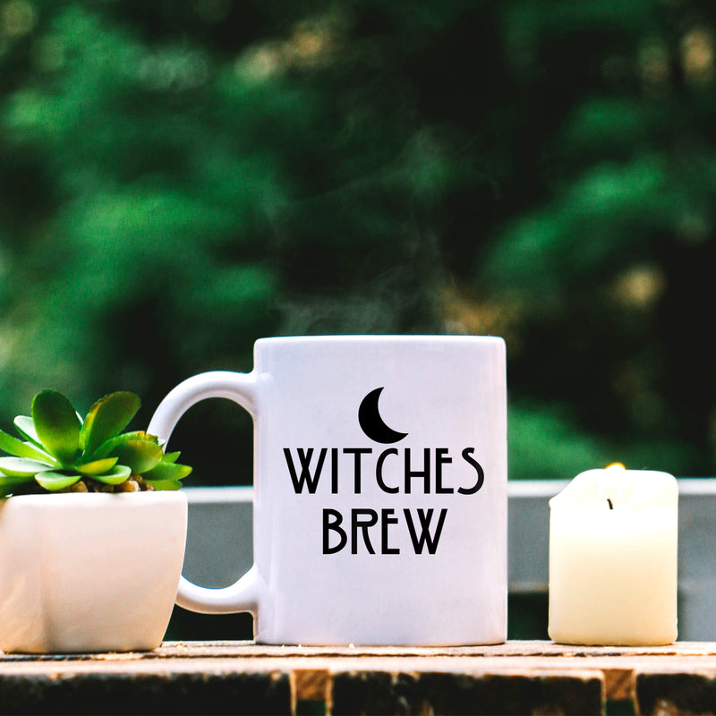 Vinyl Art Wall Decal - Witches Brew With Crescent Moon - 2.- Modern Witty Adult Humor Drinking Home Living Room Kitchen Dining Room Bar Restaurant Sticker Decor Design 3