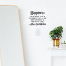 Vinyl Wall Art Decal - Happiness Can Be Found Even In The Darkest Of Times - 8. - Dumbledore Harry Potter Inspired Home Apartment Bedroom Playroom Living Room Decor 3