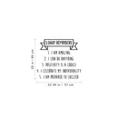 Vinyl Wall Art Decal - 5 Daily Reminders - - Motivational Modern Banner Home Bedroom Apartment Office Quote - Trendy Positive Workplace Living Room Business Decor (; Black) 4