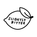 Vinyl Wall Art Decal - Slightly Bitter - Trendy Cute Lemon Shape Adult Humor For Laptop Light Switch Bedroom Luggage Car Bumper Sticker Computer Notebook Mug Decor 1