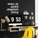 Vinyl Wall Art Decal - Upside Down From Another Point Of View - 22" x 24" - Inspirational Modern Perception Home Living Room Bedroom Office Apartment Workplace Sticker Decor 2
