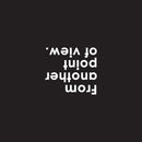 Vinyl Wall Art Decal - Upside Down From Another Point Of View - 22" x 24" - Inspirational Modern Perception Home Living Room Bedroom Office Apartment Workplace Sticker Decor 4