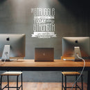 Vinyl Wall Art Decal - The Struggle You're In Today Is Developing The Strength You Need For Tomorrow - 26" x 22" - Motivational Modern Home Bedroom Office Living Room Decor 2