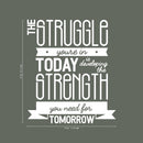 Vinyl Wall Art Decal - The Struggle You're In Today Is Developing The Strength You Need For Tomorrow - 26" x 22" - Motivational Modern Home Bedroom Office Living Room Decor 4