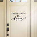 Vinyl Wall Art Decal - There's No Place Like Home - 11. - Modern Charming Welcome Door Living Room Apartment Trendy Indoor Outdoor Friendly Household Sign Sticker Decor 3