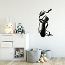 Vinyl Wall Art Decal - Ballerina Shoe - 37. Cute Modern Little Girl's Toddler Teens Ballet Dancer Home Bedroom Playroom Nursery Apartment Indoor Mural Decoration 3