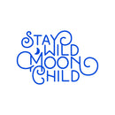 Vinyl Wall Art Decal - Stay Wild Moon Child - Trendy Modern Fun And Free Bedroom Apartment Playroom Nursery Decor - Indoor Outdoor Home Living Room Household Quotes 2