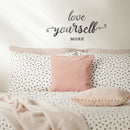 Vinyl Wall Art Decal - Love Yourself More - 15" x 30" - Modern Motivational Cursive Home Bedroom Apartment Work Quotes - Positive Trendy Workplace Indoor Living Room Office Decor 3