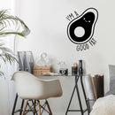Vinyl Wall Art Decal - I'm A Good Fat - 27" x 20" - Modern Cute Trendy Happy Avocado Home Living Room Bedroom Apartment Kitchen Dining Room Gym Fitness Healthy Lifestyle Decor 3