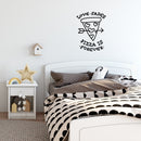 Vinyl Wall Art Decal - Love Fades Pizza Is Forever - 27" x 20" - Funny Inspirational Pizza Lovers Home Bedroom Living Room Decor - Trendy Witty Apartment Indoor Outdoor Quote 3