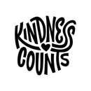 Vinyl Wall Art Decal - Kindness Counts - 22" x 23" - Trendy Inspirational Quote For Home Bedroom Office Decor - Modern Positive Workplace Apartment Living Room School Quotes 1