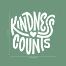 Vinyl Wall Art Decal - Kindness Counts - 22" x 23" - Trendy Inspirational Quote For Home Bedroom Office Decor - Modern Positive Workplace Apartment Living Room School Quotes 4