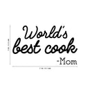 Vinyl Wall Art Decal - World's Best Book - Mom - 16" x 27" - Modern Witty Cute Mother Quotes For Indoor Home Bedroom Living Room Kitchen Dining Room Apartment Decoration 4