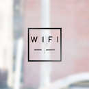 Vinyl Wall Decal - Custom Wifi Network - Window Storefront Cut Text Lettering - Easy Professional Self Adhesive Indoor Outdoor Work Office Coffee Shop Restaurant Internet Password 2