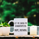 Vinyl Wall Art Decal - Let Me Check My Giveashitometer Nope; Nothing - 3" x 4" - Trendy Funny Coffee Mug Quote For Cup Thermos Laptop Kitchen Cafeteria Coffee Shop Cafe Decoration 2