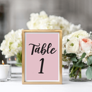 Vinyl Art Decals - Seating Chart Table Numbers 1-12 - From 5" x 4.5" Each - Elegant Find Your Seat Wedding Plan Couples Bride Groom Husband Wife Marriage Reception Love Decor 2