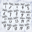 Vinyl Art Decals - Seating Chart Table Numbers 1-12 - From 5" x 4.5" Each - Elegant Find Your Seat Wedding Plan Couples Bride Groom Husband Wife Marriage Reception Love Decor 5