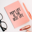 Vinyl Wall Art Decal - Mom Life Is The Best Life - 3.- Modern Trendy Cute Mother Quote For Laptop Light Switch Bedroom Luggage Car Bumper Sticker Computer Notebook Mug Decor 3