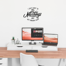 Vinyl Wall Art Decal - I Just Want To Make Nice Things And Get Enough Sleep - Motivational Funny Quote For Home Bedroom Apartment Living Room Bathroom Indoor Decor 2