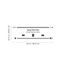 Vinyl Wall Art Decal - Custom Now Playing - 10. Witty Funy Musical Design Quote For Home Apartment Bedroom Living Room Office Workplace Classroom School Decor 4