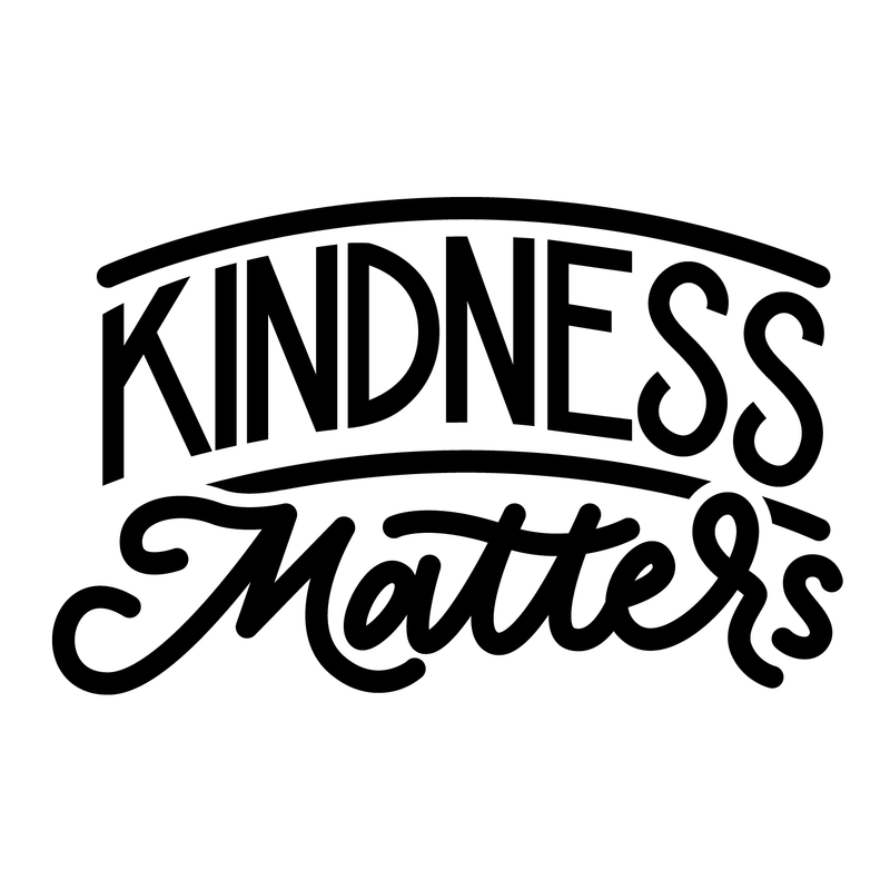 Vinyl Wall Art Decal - Kindness Matters - Inspirational Positive Life Quote For Home Apartment Bedroom Living Room Kitchen Office Workplace Classroom School Indoor Decoration 1