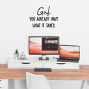 Vinyl Wall Art Decal - Girl Your Already Have What It Takes - 17" x 23" - Motivational Positive Self Esteem Sticker Quote For Bedroom Bathroom Living Room Office Workplace Decoration 2