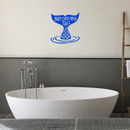 Vinyl Wall Art Decal - Get Off My Tail - 24" x 22" - Modern Cute Mermaid Fin Water Shape Trendy Fantasy Girls Teens Nursery Playroom Bedroom Living Room Apartment Home Sticker Decals 2