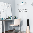 Vinyl Wall Art Decal - Lashes Are A Girls Best Friend - 15" x 35" - Women's Makeup Lovers Modern Trendy Women Girls Home Bedroom Apartment Indoor Living Room Bathroom Vanity Decor 3