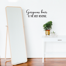 Vinyl Wall Art Decal - Lashes Are A Girls Best Friend - 15" x 35" - Women's Makeup Lovers Modern Trendy Women Girls Home Bedroom Apartment Indoor Living Room Bathroom Vanity Decor 2