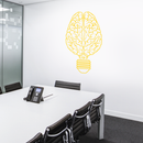 Vinyl Wall Art Decal - Brain Light Bulb - 48" x 30" - Trendy Creative Desgin For Home Bedroom Living Room Office School Classroom Decoration Sticker 3