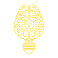 Vinyl Wall Art Decal - Brain Light Bulb - 48" x 30" - Trendy Creative Desgin For Home Bedroom Living Room Office School Classroom Decoration Sticker 1