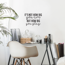 Vinyl Wall Art Decal - It's Not How Big You Are But How Big You Play - 17" x 24" - Modern Cursive Motivational Quote For Home Living Room Gym Office Classroom School Decoration Sticker 2
