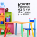 Vinyl Wall Art Decal - If You Can't Think Of Anything Nice To Say You're Not Thinking Hard Enough - 21" x 22" - Trendy Inspirational Life Quote For Home Bedroom Playoom Office Classroom School Decor 3