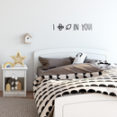 Vinyl Wall Art Decal - I Bee Leaf In You - 5" x 30" - Cute Motivational Kids Toddlers Teens Quote For Home Bedroom Apartment School Classroom Playroom Decoration Sticker 2