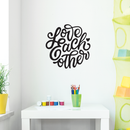 Vinyl Wall Art Decal - Love Each Other - 17" x 17" - Modern Inspirational Quote For Couples Family Home Bedroom Office School Classroom Decoration Sticker 3