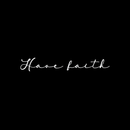 Vinyl Wall Art Decal - Have Faith - 4.5" x 30" - Cursive Trendy Modern Inspirational Religious Faithful Quote For Home Bedroom Living Room Church Indoor Work Decoration Sticker 3