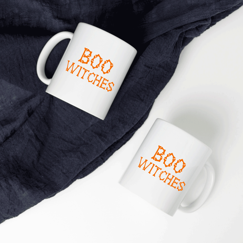 Vinyl Wall Art Decal - Boo Witches - 2" x 3.5" - Trendy Halloween Season Quote For Home Work Laptop Coffee Mug Thermo Cup Window Notebook Luggage Car Bumper Decoration Sticker 3