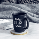 Vinyl Wall Art Decal - Baby It's Cold Outside - 4" x 3.5" - Trendy Christmas Winter Quote For Coffee Mugs Glasses Notebook Laptop Agenda Seasonal Decoration Sticker 2
