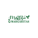 Vinyl Wall Art Decal - Mistletoe And Margaritas - 10.5" x 30" - Fun Trendy Christmas Winter Season Quote For Home Living Room Kitchen Bar Restaurant Alcohol Decoration Sticker 1