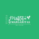 Vinyl Wall Art Decal - Mistletoe And Margaritas - 10.5" x 30" - Fun Trendy Christmas Winter Season Quote For Home Living Room Kitchen Bar Restaurant Alcohol Decoration Sticker 4