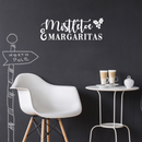 Vinyl Wall Art Decal - Mistletoe And Margaritas - 10.5" x 30" - Fun Trendy Christmas Winter Season Quote For Home Living Room Kitchen Bar Restaurant Alcohol Decoration Sticker 3