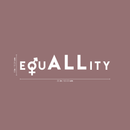 Vinyl Wall Art Decal - EquALLity - 6" x 25" - Modern Inspirational Gender Equality Quote For Home Office Workplace Business Store Human Rights Decoration Sticker 3