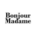 Vinyl Wall Art Decal - Bonjour Madame - Trendy Cute French Good Morning Quote For Women Home Bedroom Girls Room Living Room Office Decoration Sticker 1