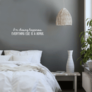 Vinyl Wall Art Decal - I'm Chasing Happiness Everything Else Is A Bonus - 6" x 30" - Trendy Positive Motivational Quote For Home Apartment Bedroom Office Workplace Coffee Shop Decoration Sticker 2