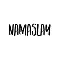 Vinyl Wall Art Decal - Namaslay - Trendy Motivational Funny Quote For Home Bedroom Office Workplace Coffee Shop Yoga Class Decoration Sticker 1