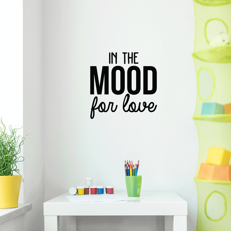 Vinyl Wall Art Decal - In The Mood For Love - 22" x 22" - Modern Inspirational Quote For Home Couples Family Bedroom Living Room Coffee Shop Kids Room Decoration Sticker 3