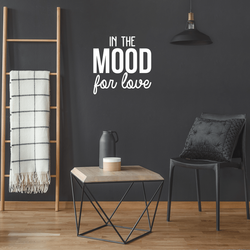 Vinyl Wall Art Decal - In The Mood For Love - 22" x 22" - Modern Inspirational Quote For Home Couples Family Bedroom Living Room Coffee Shop Kids Room Decoration Sticker 3