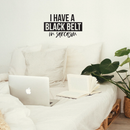 Vinyl Wall Art Decal - I Have A Black Belt In Sarcasm - 15" x 25" - Modern Funny Sarcastic Quote For Home Teens Bedroom Living Room Office Decoration Sticker 3